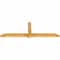 Ekena Millwork Eugene Rough Sawn Timber Gable Bracket, Western Red Cedar, 108"W x 36"H x 4"D x 6"F, 8/12 Pitch GBW108X36X0406EUG00RWR - alternate 5